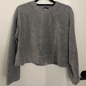 Grey corduroy Zara Sweater